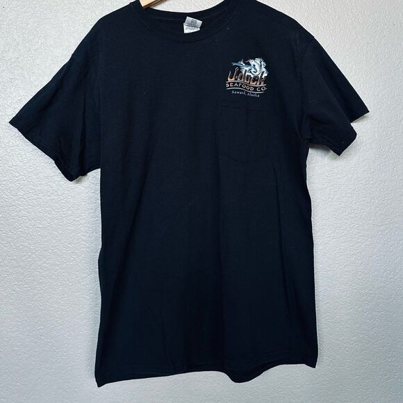 Alaska Pin-Up J-Dock Seafood Co. Graphic T-Shirt L - Picture 2 of 5